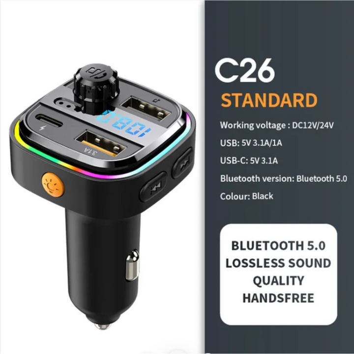 SpeedCharge - Bluetooth FM Transmitter