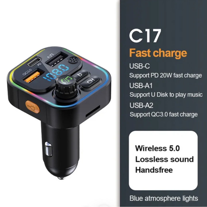 SpeedCharge - Bluetooth FM Transmitter