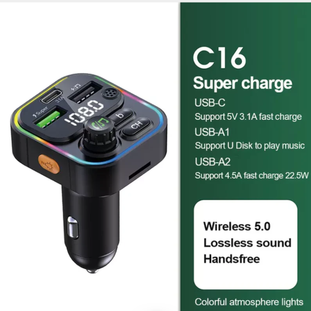 SpeedCharge - Bluetooth FM Transmitter