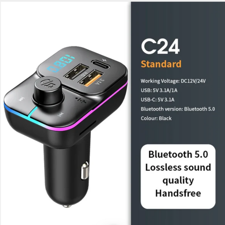 SpeedCharge - Bluetooth FM Transmitter