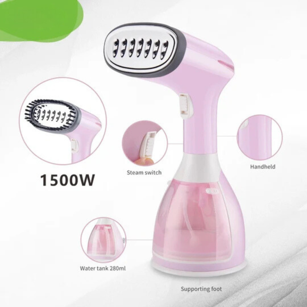 SteamMaster 1500W Handheld Steamer – Quick Heat &amp; Portable Iron