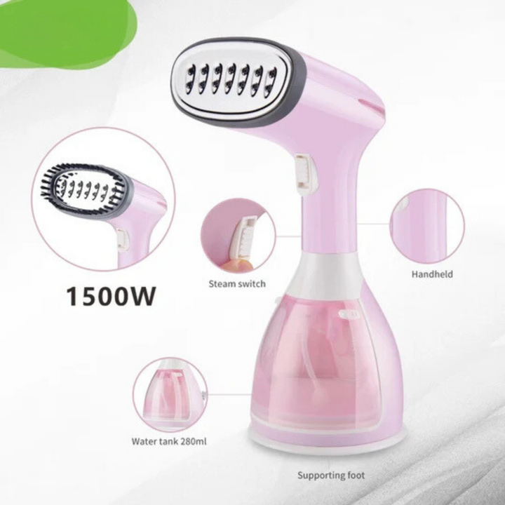 SteamMaster 1500W Handheld Steamer – Quick Heat &amp; Portable Iron