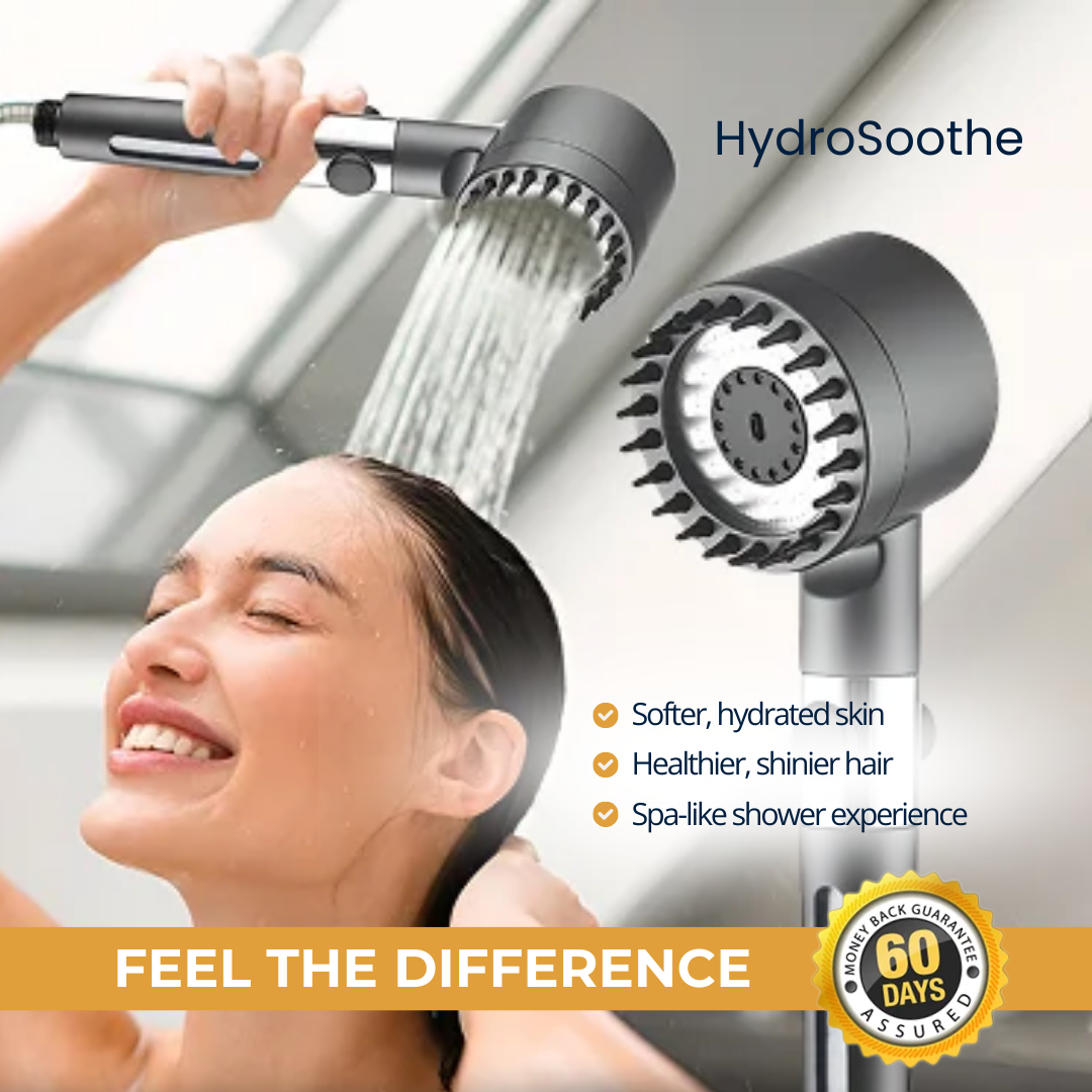 HydroSoothe - Pressure Boosting Filtered Showerhead