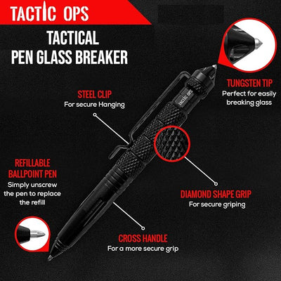DefenseGrip Tactical Pen – Multi-Tool for Safety & Emergencies