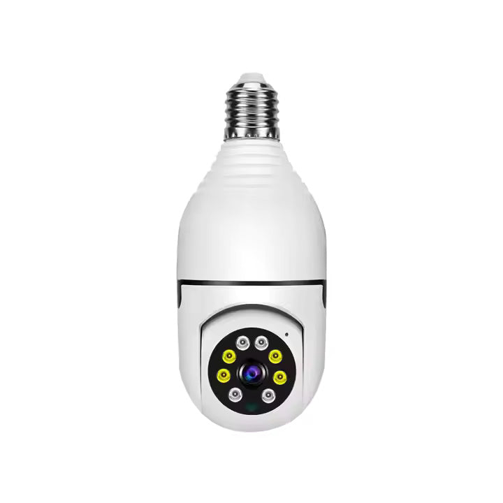 SecureLight 5G – E27 Bulb WiFi Camera with Full-Color Night Vision