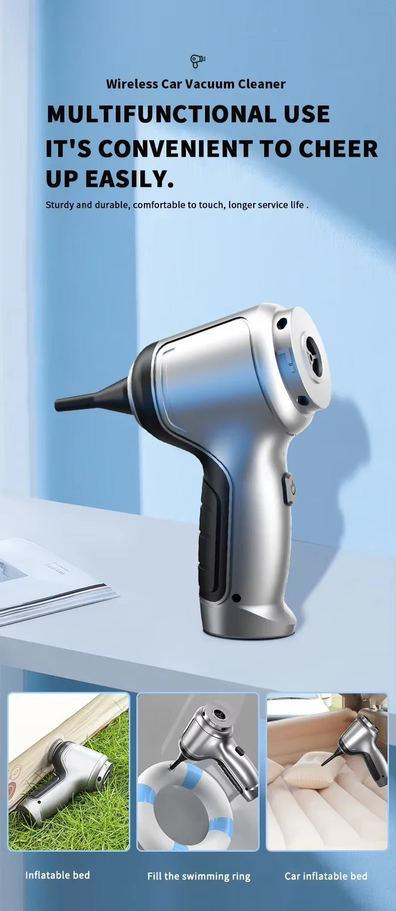DualPower - Mini Vacuum for Home &amp; Car