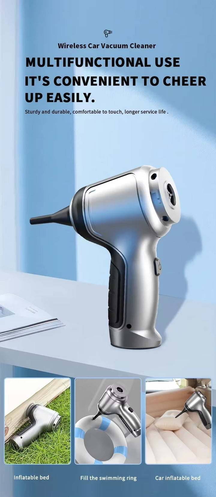 DualPower - Mini Vacuum for Home &amp; Car