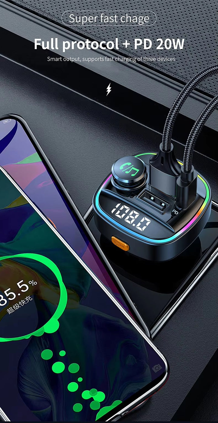 SpeedCharge - Bluetooth FM Transmitter