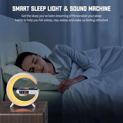 LumaWake Smart RGB - Desk Lamp with Wireless Speaker