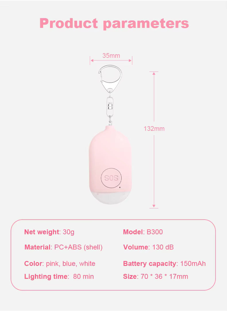 SecureKey - Self-Defense Personal Safety Alarm