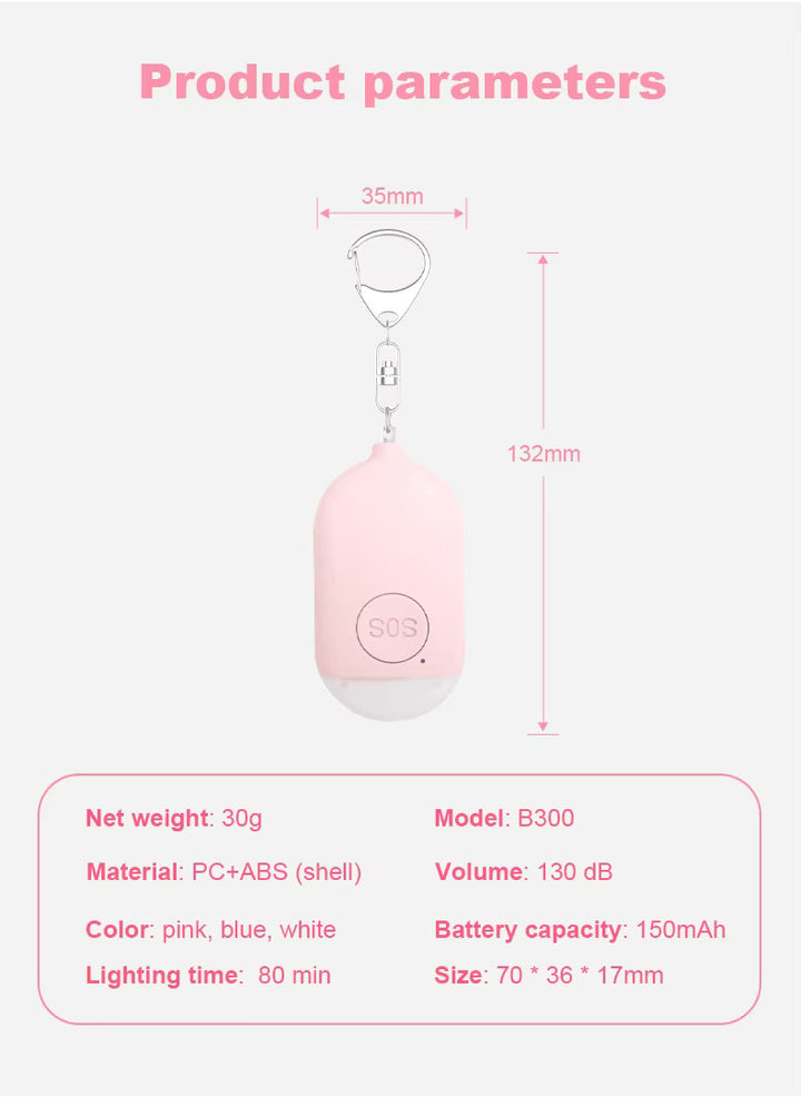 SecureKey - Self-Defense Personal Safety Alarm