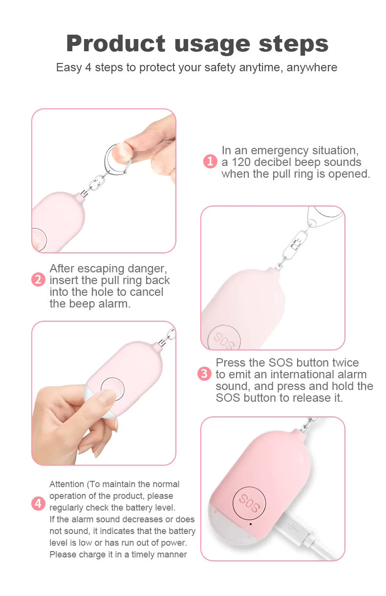 SecureKey - Self-Defense Personal Safety Alarm