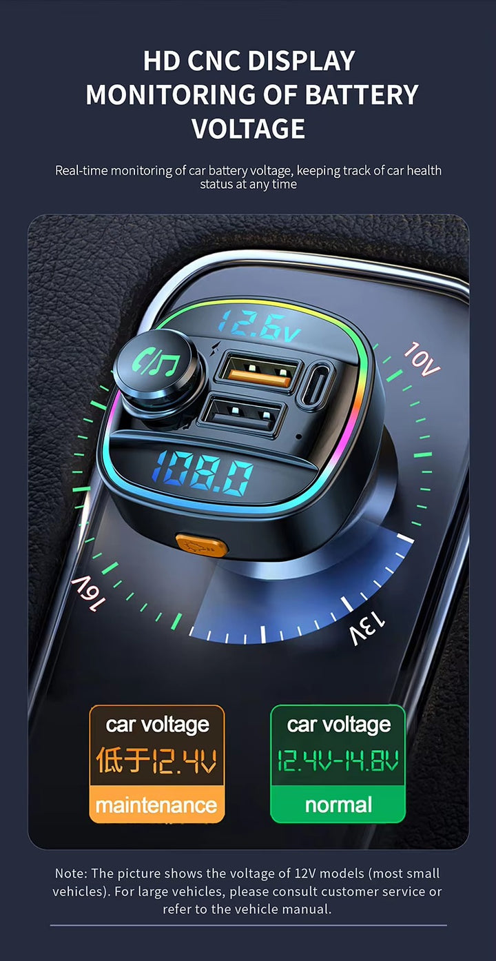 SpeedCharge - Bluetooth FM Transmitter