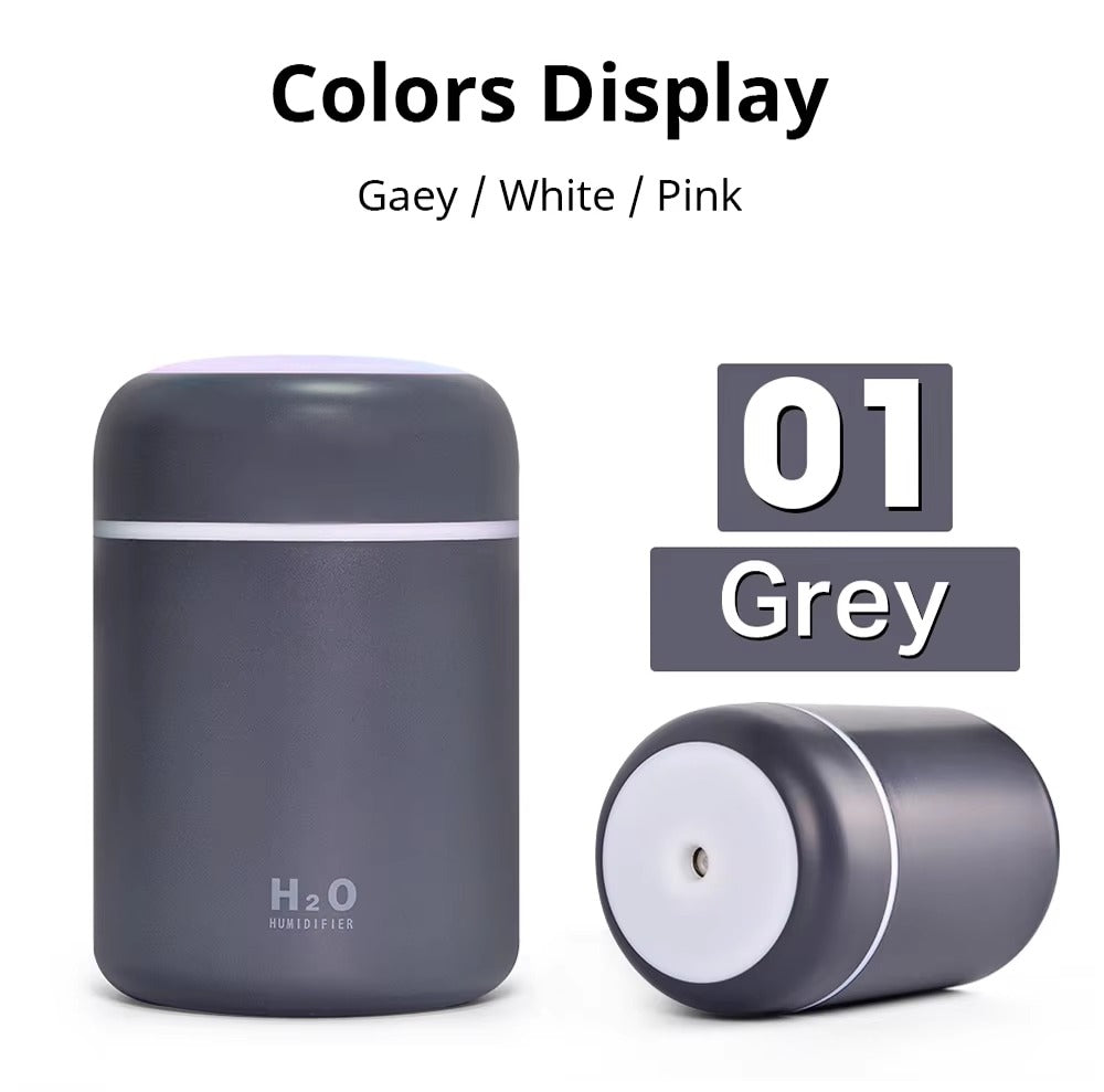 AuraMist - Color-Changing Aroma Diffuser &amp; Cool Mist Humidifier