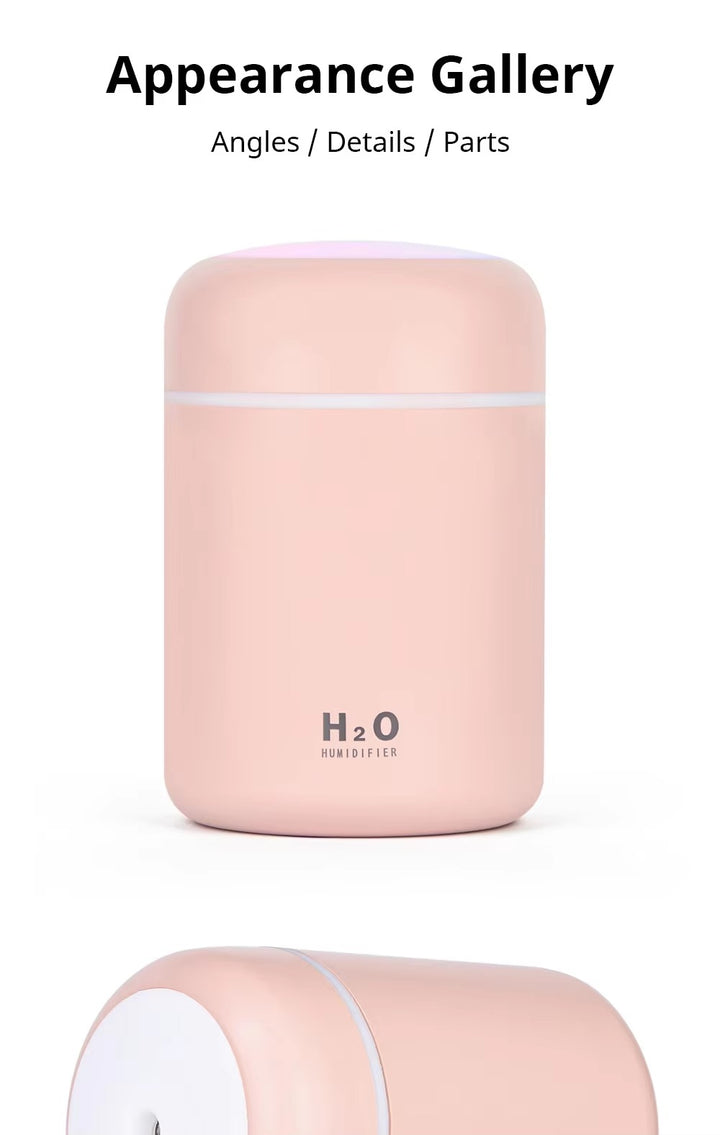 AuraMist - Color-Changing Aroma Diffuser &amp; Cool Mist Humidifier