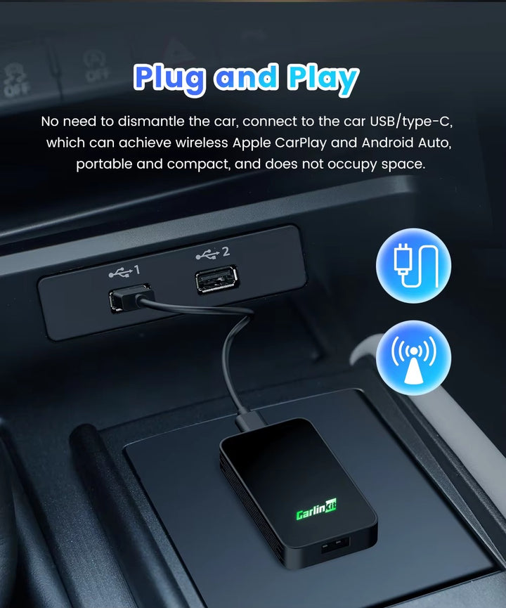 DriveLink - Wireless CarPlay &amp; Android Auto