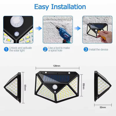 SolarSense Outdoor - Motion Wall Lamps