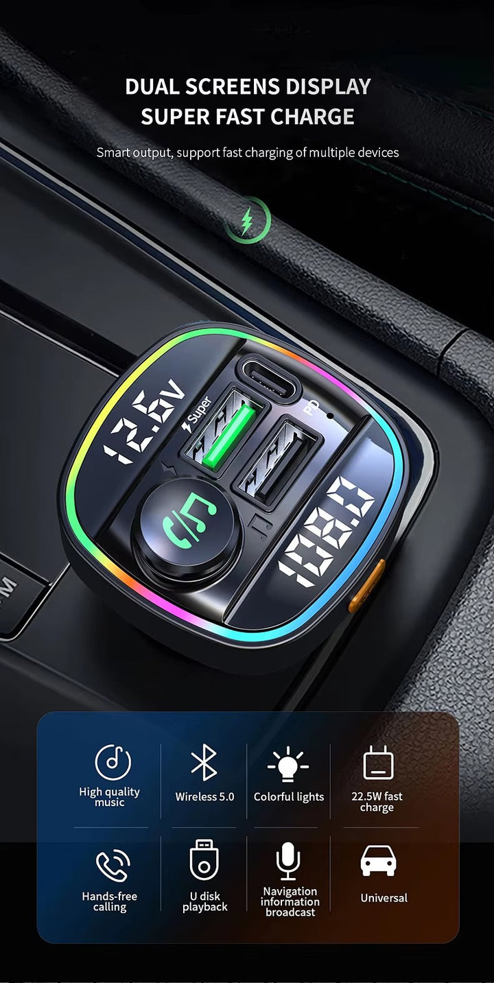 SpeedCharge - Bluetooth FM Transmitter