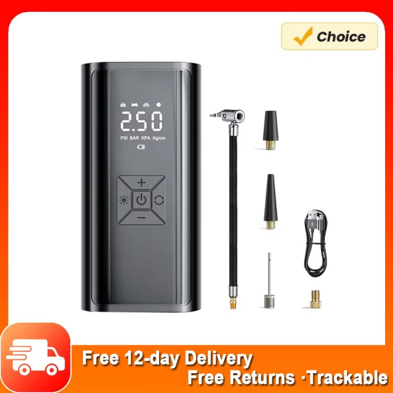 PumpMate - Compact Tire Inflator with Digital Display