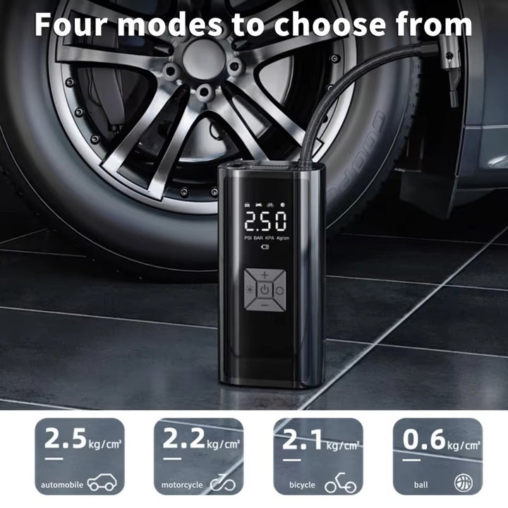 PumpMate - Compact Tire Inflator with Digital Display