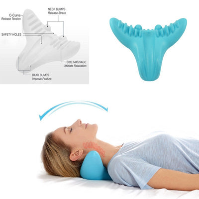 Neck massager and c rest pillow