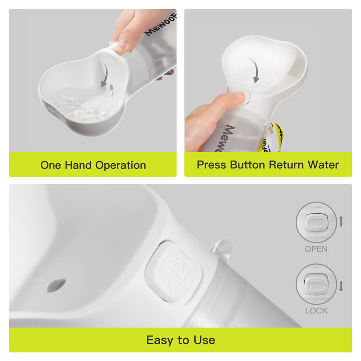 Pet Dog Water Bottle Feeder