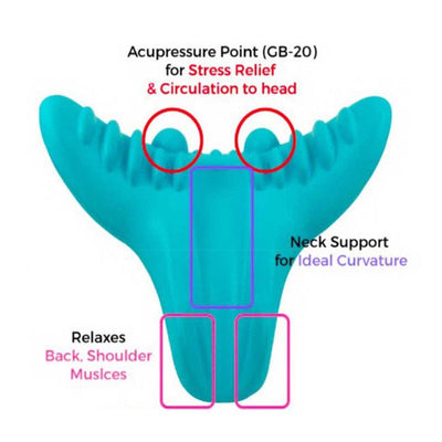 Neck massager and c rest pillow