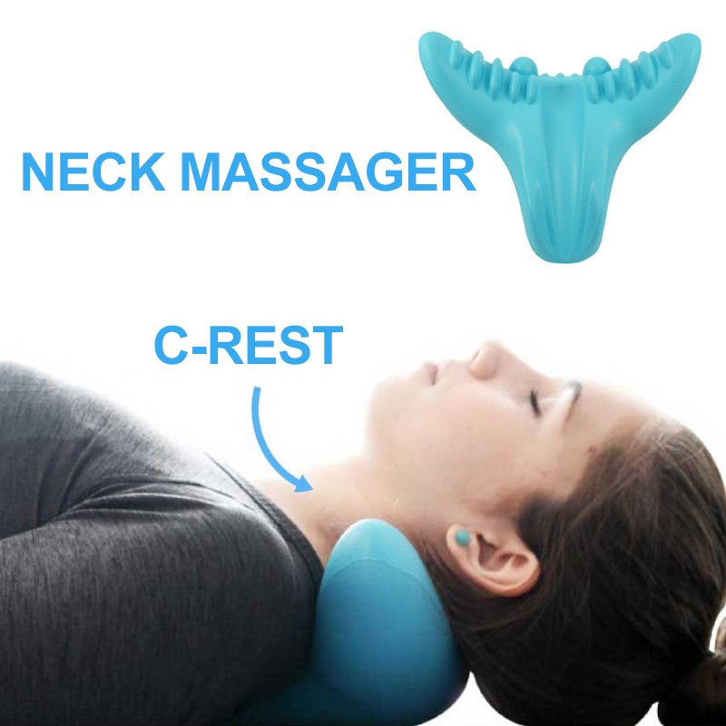 Neck massager and c rest pillow