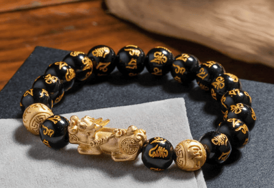 Feng Shui Black Obsidian Wealth Bracelet